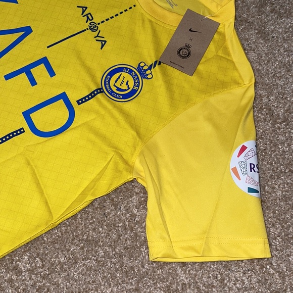 Nike Al Nasir Cristiano Ronaldo 2023/2024 Men’s Home Fan Soccer Jersey🆕 - Picture 3 of 7